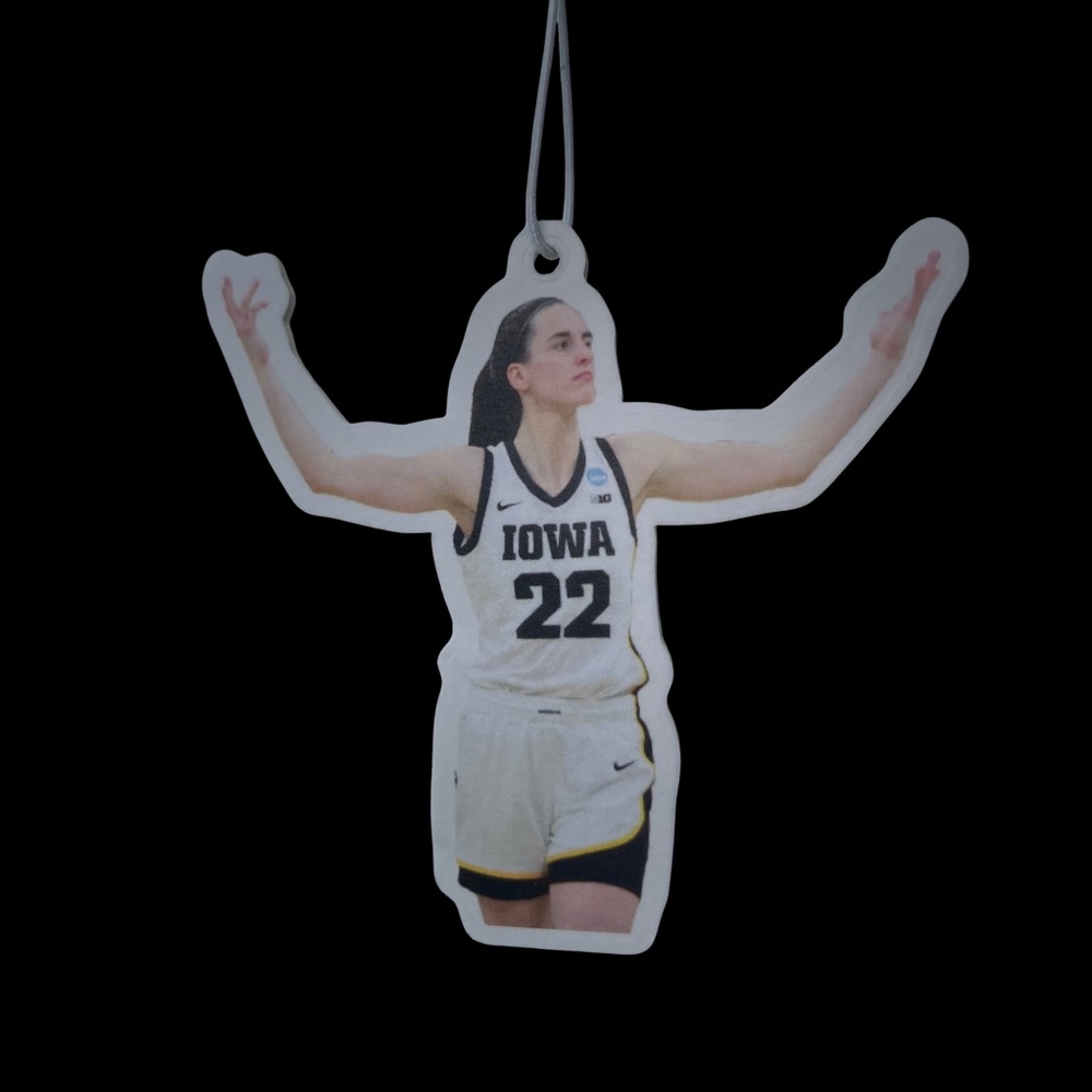Caitlyn Clark Custom Car Air Freshener | Fresh Aura Merch | New Car Scent
